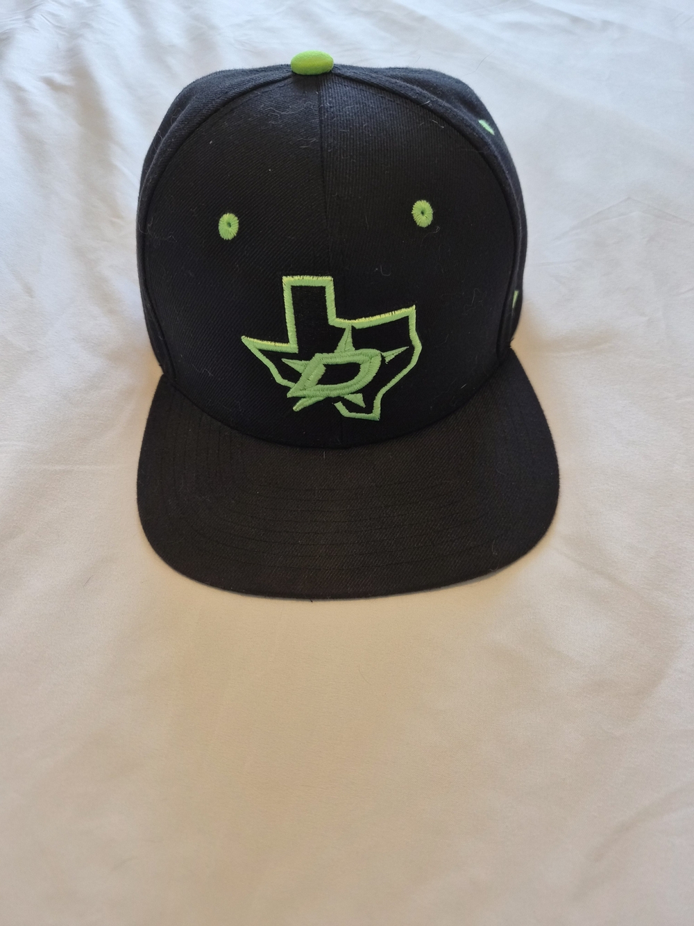 Dallas Stars Blackout Flatbrim Snapback Hat